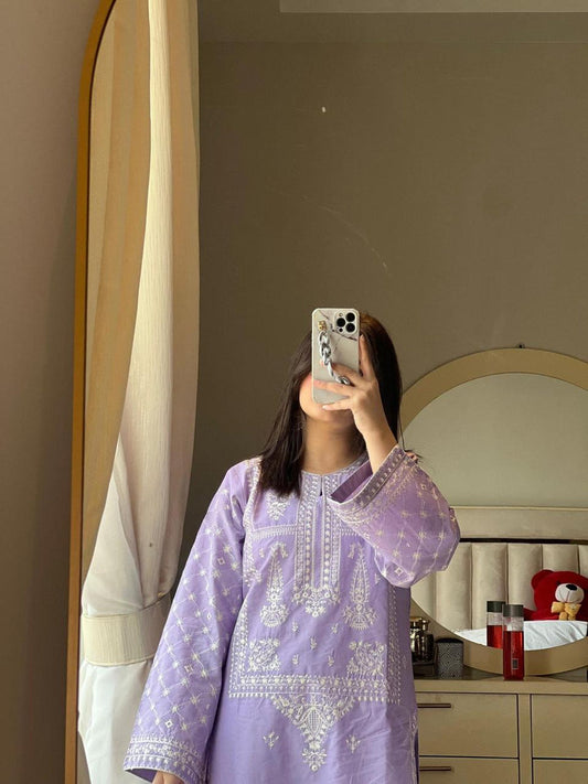 LAWN 2 PIECE UNSTICHED