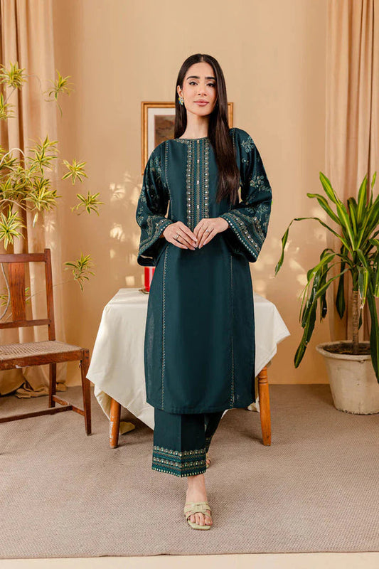 2PC LAWN EMBROIDERED UNSTICH